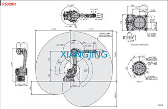 Χρησιμοποιημένος βραχίονας 6 ρομπότ Kawasaki RS020N αυτόματο ρομπότ συγκόλλησης άξονα