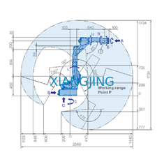 Χρησιμοποιημένο YASKAWA GP12 6 βιομηχανικός ρομποτικός βραχίονας άξονα για τη συνέλευση άλεσης συσκευασίας