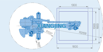 χρησιμοποιημένα επιλογή βραχιόνων YASKAWA MPL160-100 ΙΙ ρομπότ 4 άξονα και ωφέλιμο φορτίο 3159mm μηχανών 100kg θέσεων βιομηχανικό ρομπότ βραχιόνων