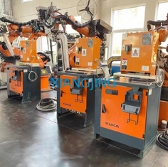 KR 60-3 6 χρησιμοποιημένο άξονας ρομπότ Kuka με τον εξοπλισμό συγκόλλησης σημείων 2033cm